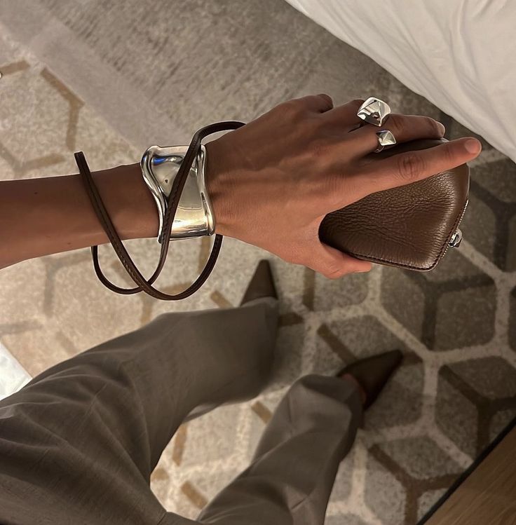 Silver Chunky Bangle